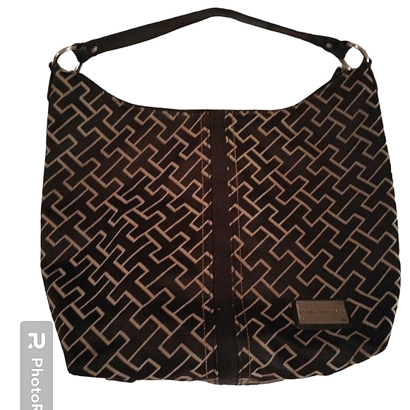 Tommy Hilfiger Handbags - Tommy Hilfiger bag tote 10"X 15" 4 1/2 " gusset brown& tan